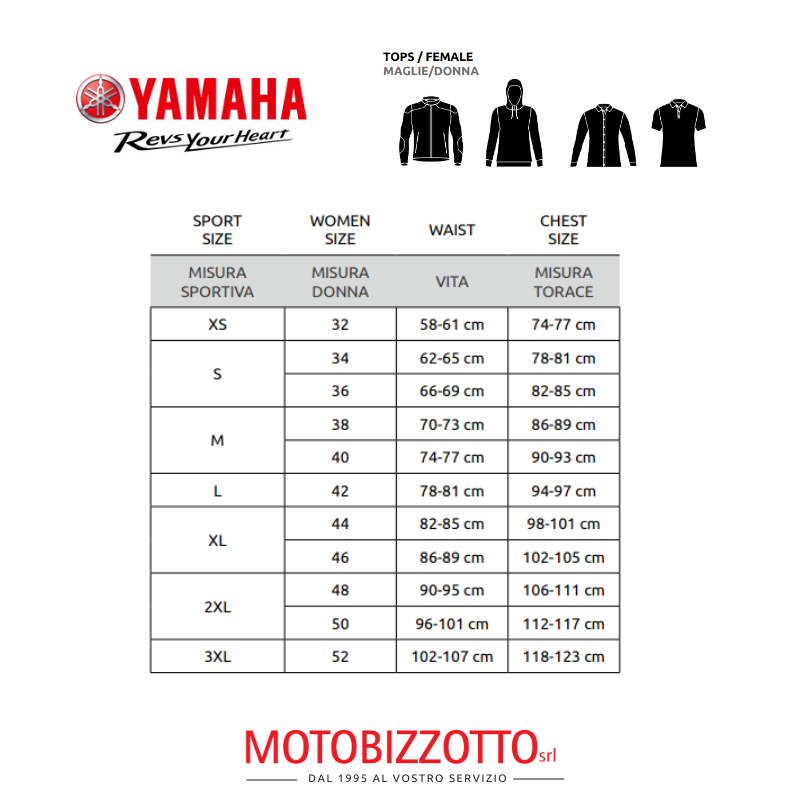 Giacca Ibrida Yamaha Paddock Blue Cosenza Lady